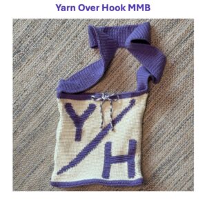 Yarn Over Hook Mesh Messenger Bag Crochet Pattern (PDF Download)