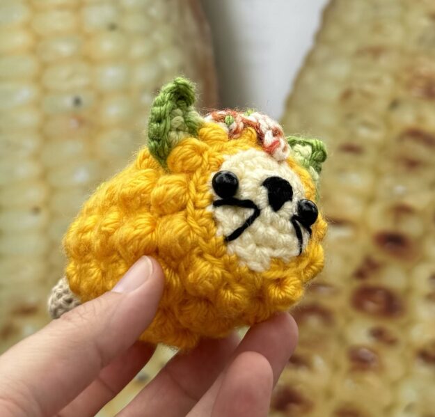 Elote Cat - Corn Cat Crochet Pattern