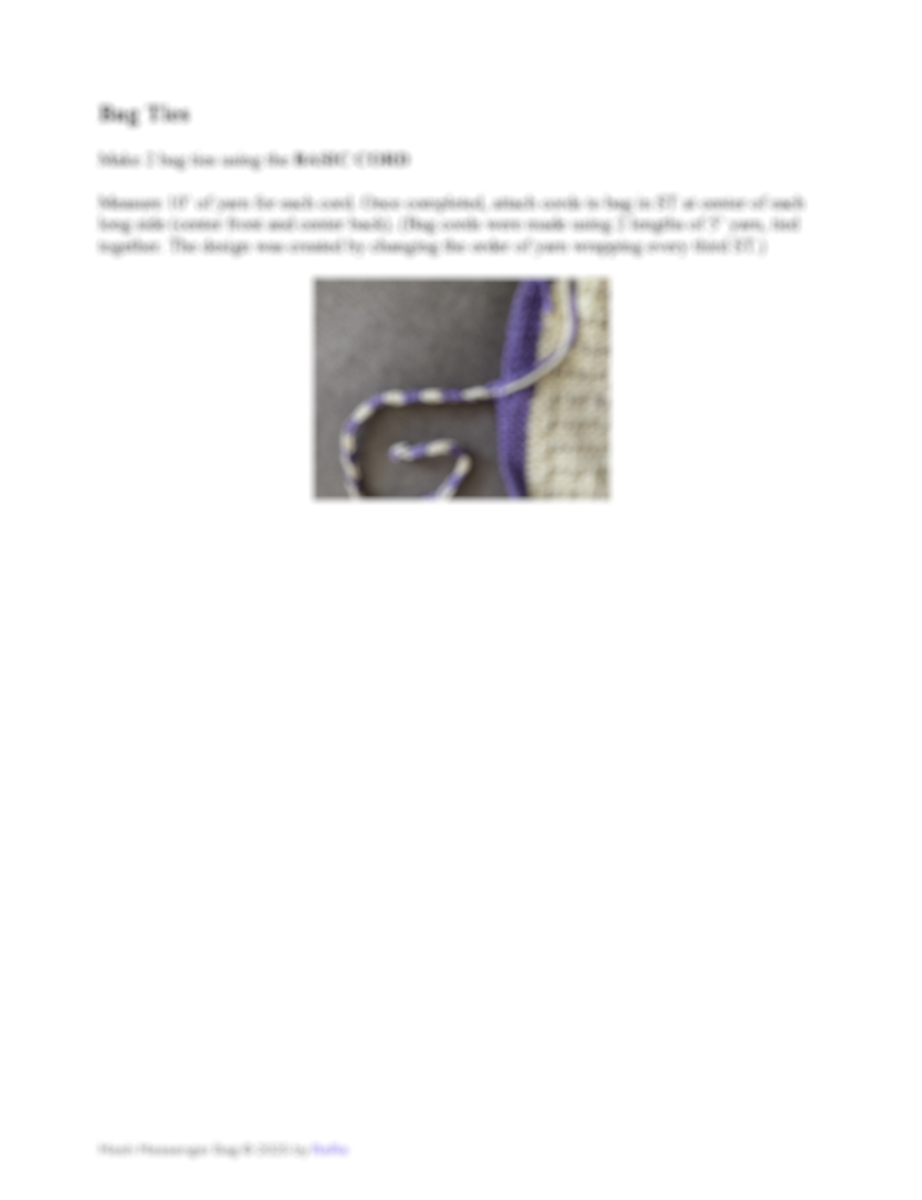 Plain Mesh Messenger Bag Crochet Pattern | Easy DIY Market Bag PDF - Image 4