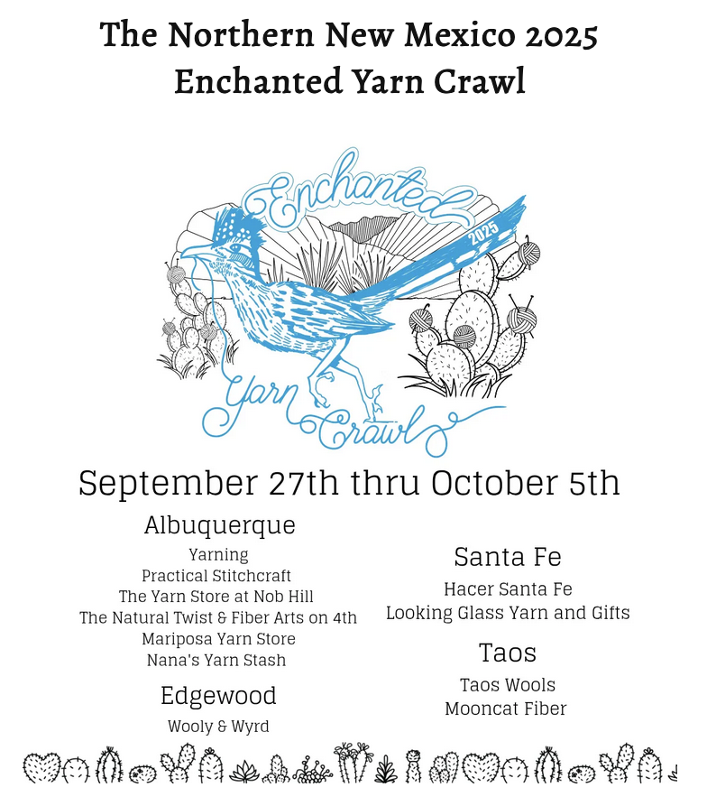 Northern NM Yarn Crawl logo