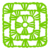 Green Granny Square icon representing the Community Stitcher maker badge achievement in The Stitch XP, awarded for creating new posts and sparking conversation.