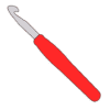 A Red Crochet Hook Icon